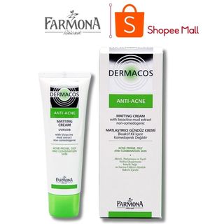 Kem Dưỡng Kiềm Dầu Giảm Mụn Dermacos Anti Acne Matting Cream 50ml