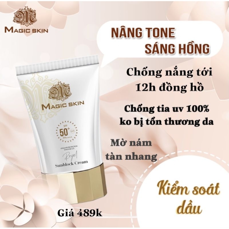 Kem chống nắng magic skin