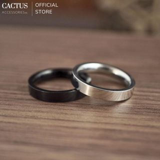  Nhẫn trơn ngón út nam nữ unisex kiểu dáng mảnh basic - Cactus Accessoriesss 