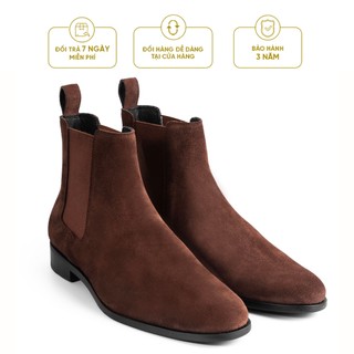 Giày Tây Cao Cấp CLASSY CHELSEA BOOTS - BO14S - Da Bò Ý Lót Trong Da Bò Mộc - Thương hiệu Be Classy