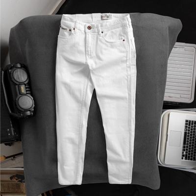 Quần dài jean Bravery chất liệu cotton thun co giãn form ống đứng - năng động - thoải mái - v2