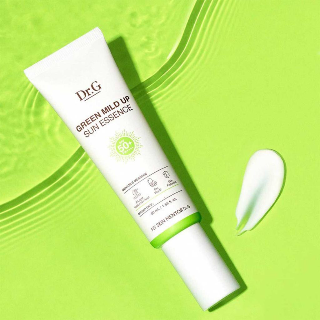 Kem chống nắng Dr.G Green Mild Up Sun Essence SPF50+ PA++++ / Dr.G Brightening Up Sun+ SPF50+ PA+++