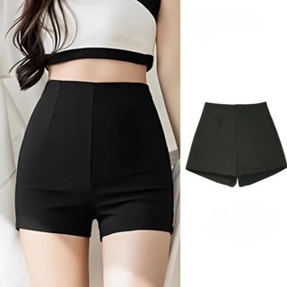 Quần short nữ cạp cao, quần đùi nữ ngắn lưng cao ôm dáng