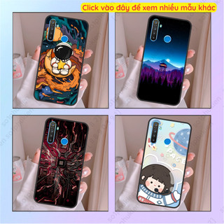 Ốp lưng Realme 5/ Realme 5i/ Realme 5s/ Realme 5 Pro/ Realme Q/ Realme 6i dẻo in hình phi hành gia, vũ trụ nhiều mẫu mới