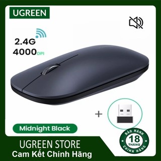 Chuột không dây 4 mức dpi 1000/1600/2000/4000 ugreen mu001