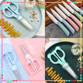 KÉO GỐM SỨ CAO CẤP CẮT THỨC ĂN CHO TRẺ