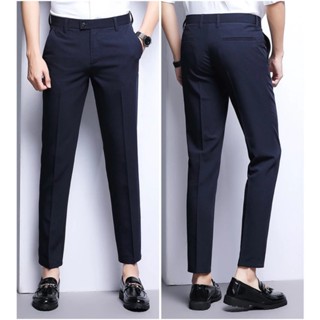 Quần tây âu nam tab quần siêu co giãn nam form regular fit thoải mái vận động trẻ trung công sở