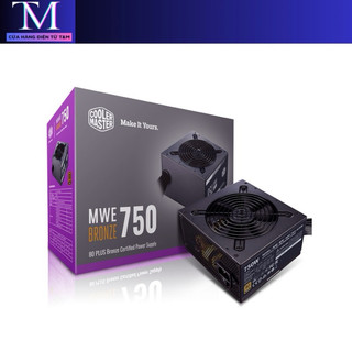 NGUỒN MÁY TÍNH  COOLER MASTER MWE 750W 80 PLUS BRONZE V2- HÀNH CHÍNH HÃNG