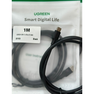 Cáp chuyển type c to micro b ugreen 20103- 1m