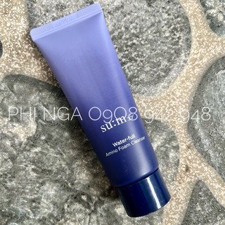 Sữa rửa mặt cấp nước cho da su:m37 water full dạng gel 40ml