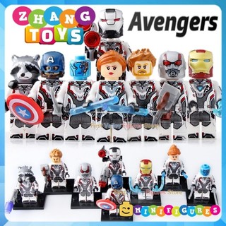Đồ chơi Xếp hình Avengers gồm Captain America Black widow - Thor - Ant man - Nebula - Iron man Minifigures Xinh X0251