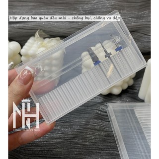 Hộp đựng đầu mài làm móng, hộp đựng đầu mài nail