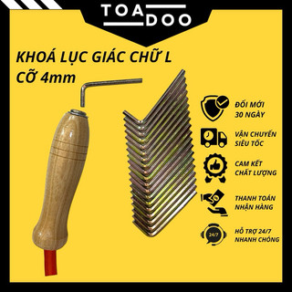 Cây lục giác, bộ lục lăng 6 cạnh mở ốc lục giác size 4mm Lục giác chữ L 4ly mở ốc 6 cạnh