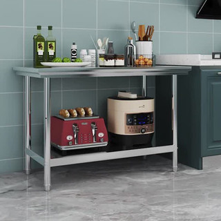 Bàn bếp inox 2 tầng 60/80cm