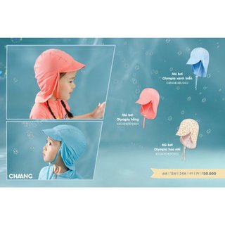 [CHÍNH HÃNG] Mũ bơi chống nắng Olympia Swimie trẻ em cao cấp Chaang