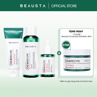 Bộ Sản Phẩm Chăm Sóc Da Nhạy Cảm Beausta Cicarecipe