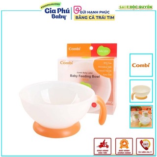Bát ăn em bé Combi Nhật Bản hàng chính hãng cho bé tập ăn dặm
