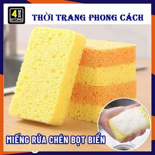 Miếng bọt biển cọ rửa xoong nồi chén bát đa năng , siêu thấm hút - mút rửa - miếng rửa chén tạo bọt tiện dụng