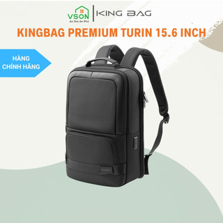 Balo Laptop cao cấp KING BAG Turin 15.6 inch chất liệu vải cao cấp, nhiều ngăn, có cổng sạc - Hàng chíng hãng
