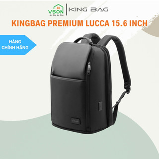 Balo Laptop cao cấp KINGBAG Lucca 15.6 inch chất liệu vải cao cấp, nhiều ngăn, không gian lớn - Hàng chíng hãng