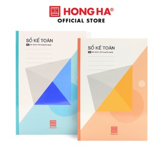Sổ kế toán kẻ ngang a4, sổ giáo án 100 trang hồng hà định lượng 58gsm - 4644