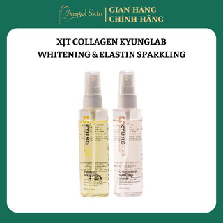 Xịt Dưỡng Collagen Thuỷ Phân KyungLab Vitamin C Whitening Sparkling & V Elastin Sparkling 80ml