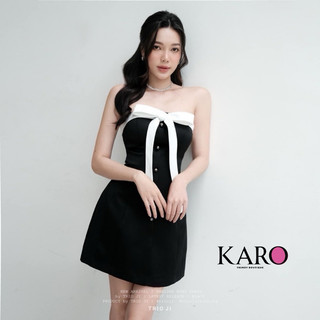 Đầm thiết kế phối nơ ngực K5069 - CAROTSHOP