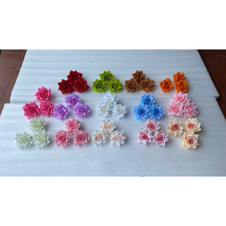Hoa lụa,Hồng xoăn rời to