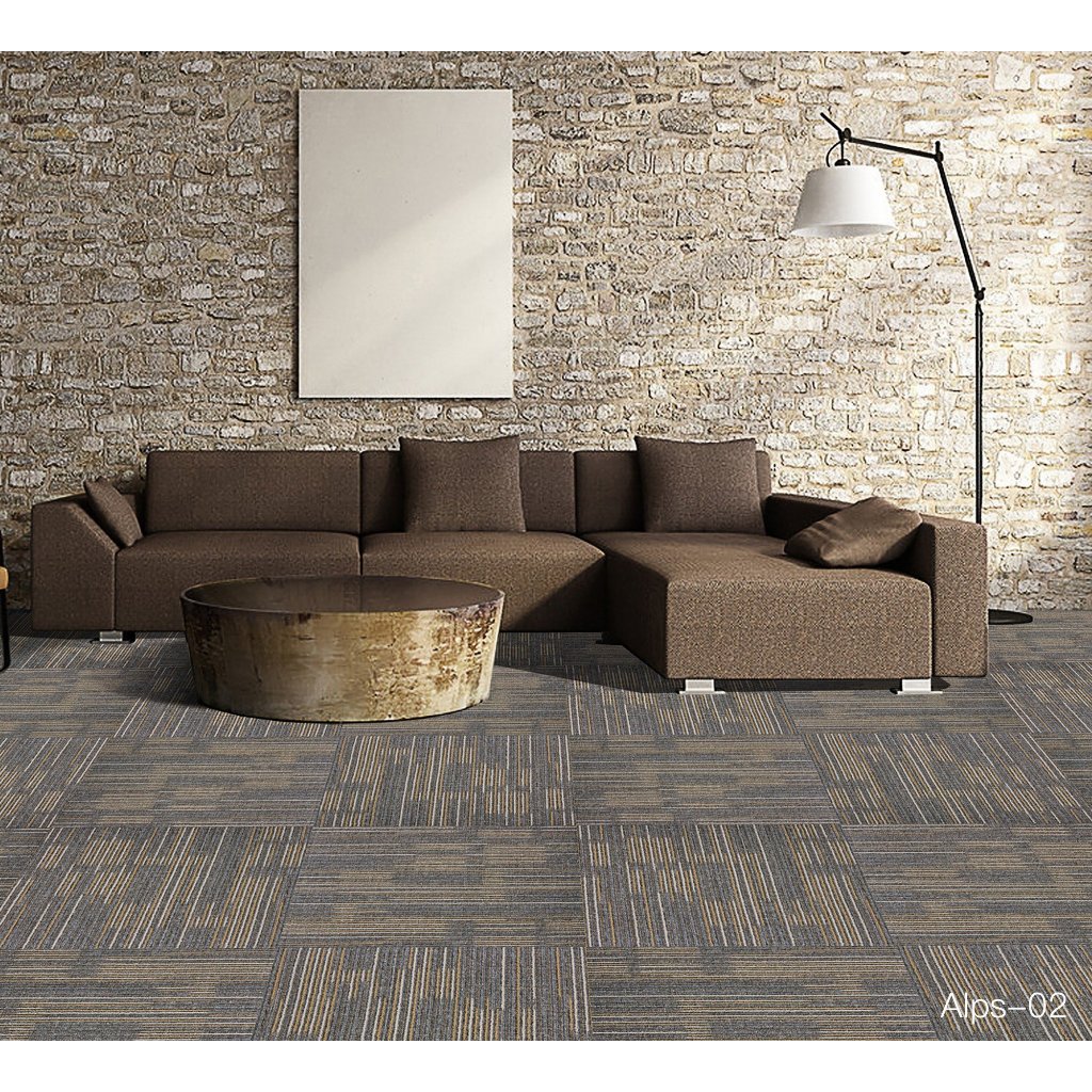 1 Thảm tấm 50x50 nỉ đế dẻo lót khách sạn phòng gym, quá rẻ