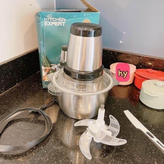 Máy xay thịt xay thực phẩm đa năng cối inox dung tích 2 lít hàng đẹp