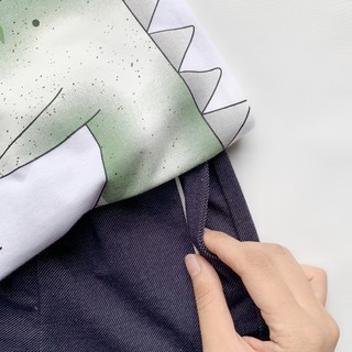 Samsoo Bộ cộc khủng long  Be Unique  quần Denim