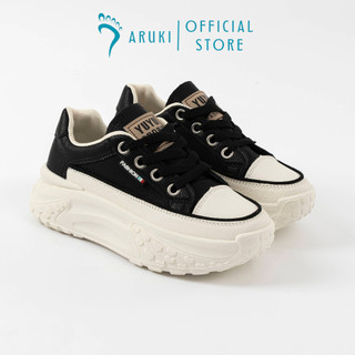 Giày Thể Thao Sneaker Nữ ARUKI Kiểu Dáng Hàn Quốc Độn Đế 5cm - HY96