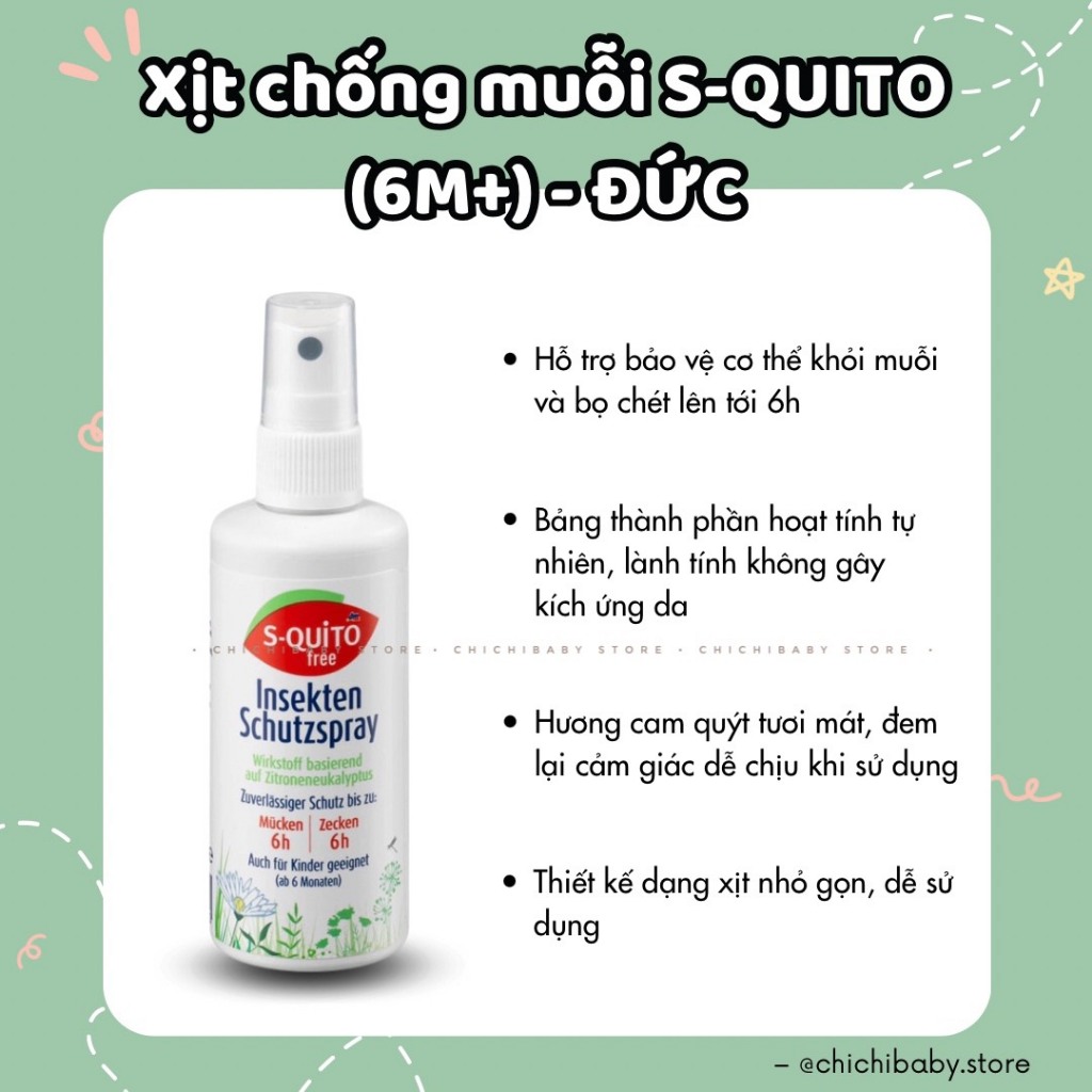 XỊT CHỐNG MUỖI SQUITO ĐỨC