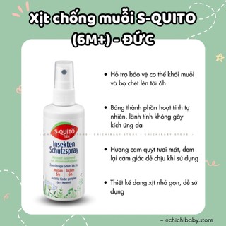 XỊT CHỐNG MUỖI SQUITO ĐỨC