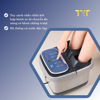 [Bảo hành 12tháng]Bồn tự động massage cao cấp có sục khí BX1A và TVT TSP66