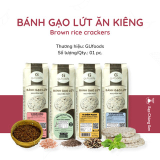 Bánh gạo lứt ăn kiêng / Brown rice crackers - 170g