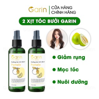 Combo 2 chai tinh dầu bưởi xịt kích mọc tóc nhanh pomelo Garin dưỡng tóc chắc khỏe giảm rụng làm dày