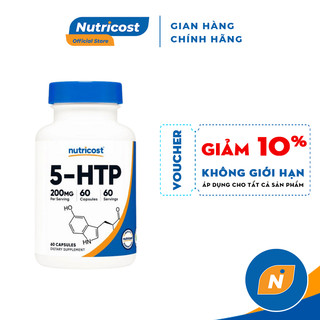 NUTRICOST 5-HTP 200MG - Cải Thiện G iấc Ng ủ, Hỗ tr ợ Gi ảm Str.ess 60 Viên Nhộng