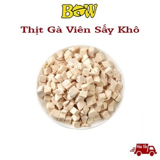 Gà Viên Miếng Sấy Khô Thơm Ngon Cho Chó Mèo Thú Cưng 200g - 400g