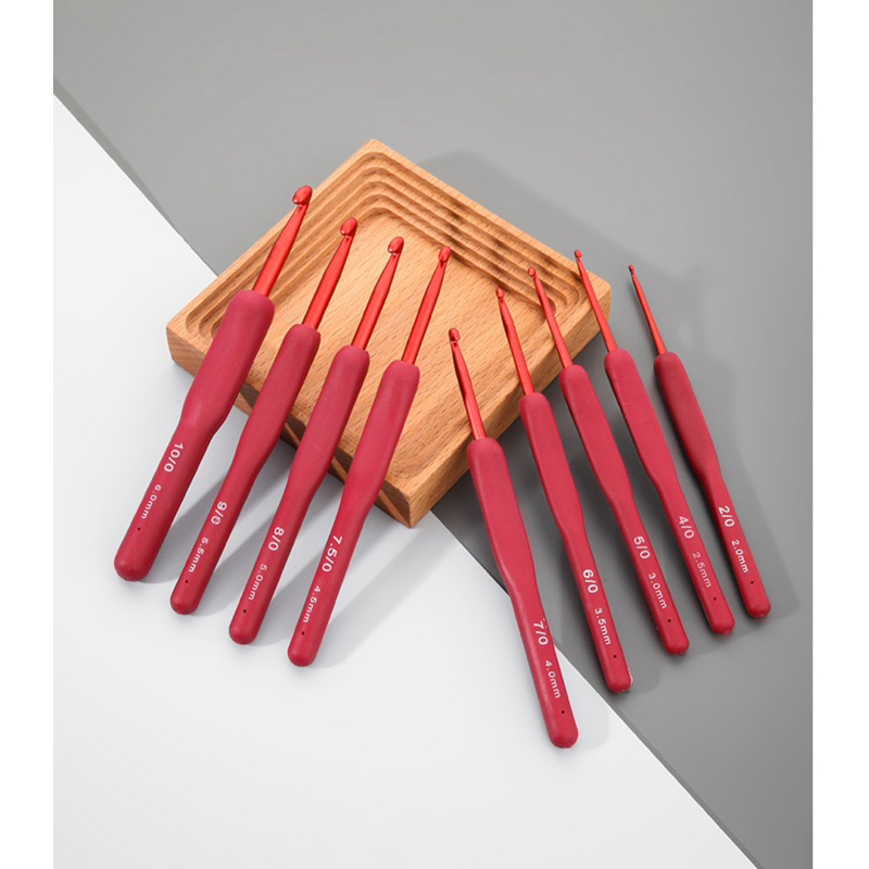 [Hoả tốc] - Kim móc cán đỏ (dễ xài, dành cho người mới học móc)