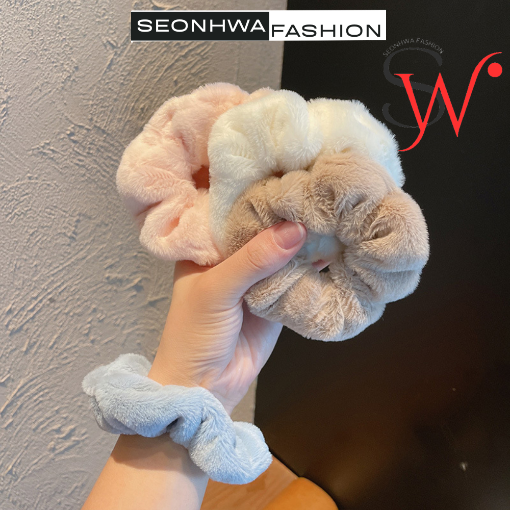 Dây Buộc Tóc Vải Nhung Mịn Size Lớn – Dễ Thương, Êm Mềm Phụ Kiện Tóc Hot Trend X9002