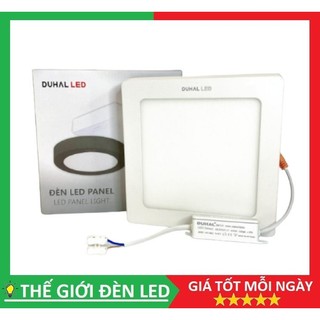 Đèn ốp trần nổi duhal vuông 18w, 24w ánh sáng trắng chính hãng