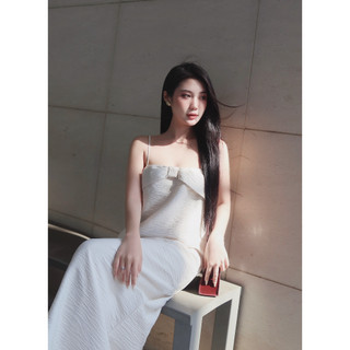 ĐẦM MAXI 2 DÂY NƠ KIỂU NGỰC / ANISE DRESS - 4096