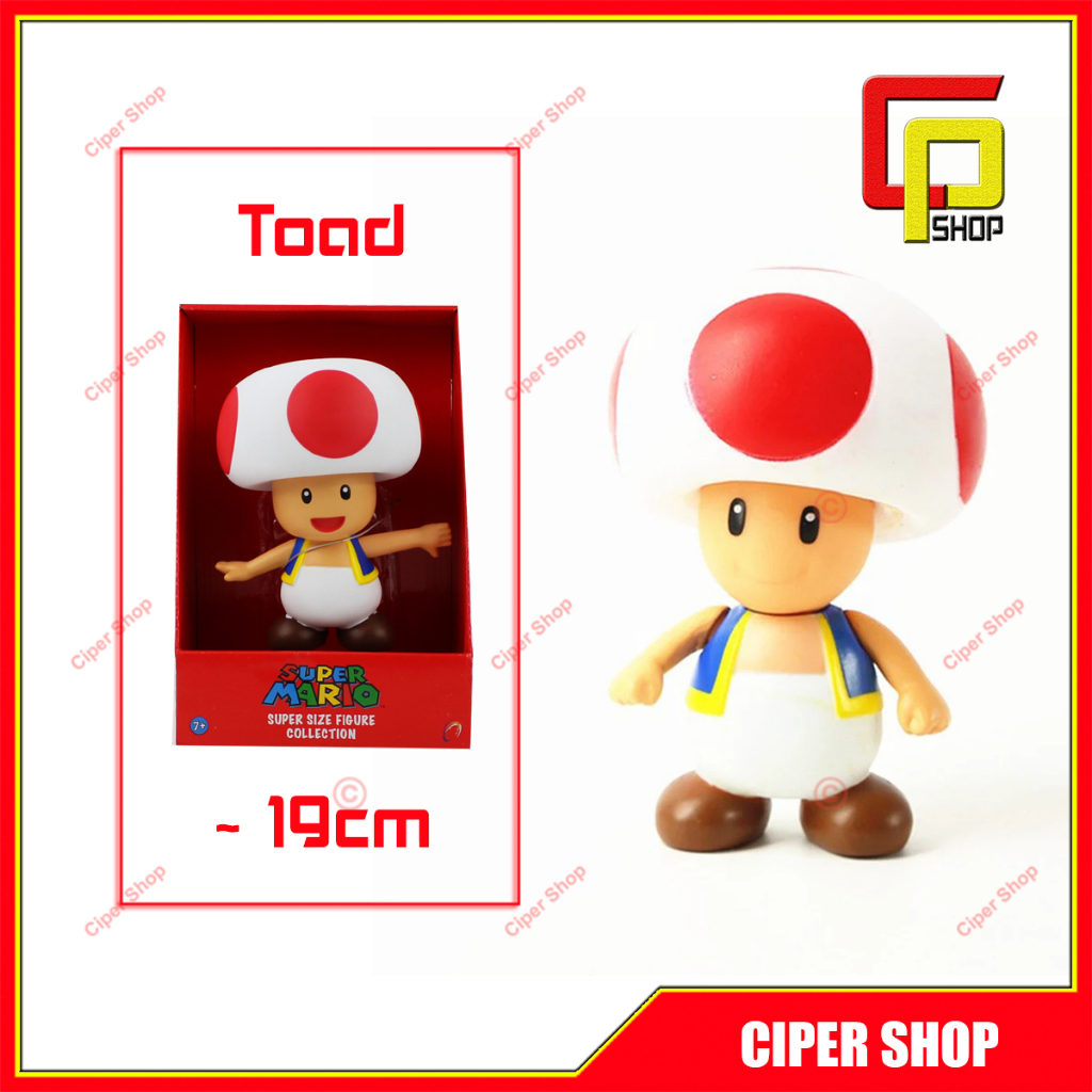 Mô hình nấm Toad - Mô hình Mario - Figure Toad Mario