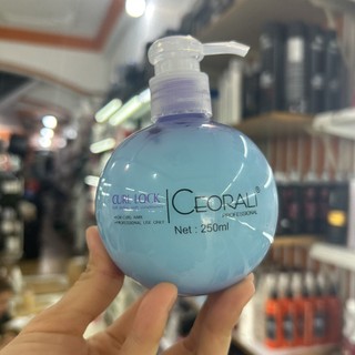 Gel giữ nếp tóc xoăn, uốn, thẳng sau tạo kiểu dạng kem mềm dành cho nam nữ Ceorali 250ml
