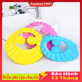 Mũ Gội Đầu Chắn Nước Bảo Vệ Tai Có Thể Điểu Chỉnh Kích Cỡ Cho Bé Yêu