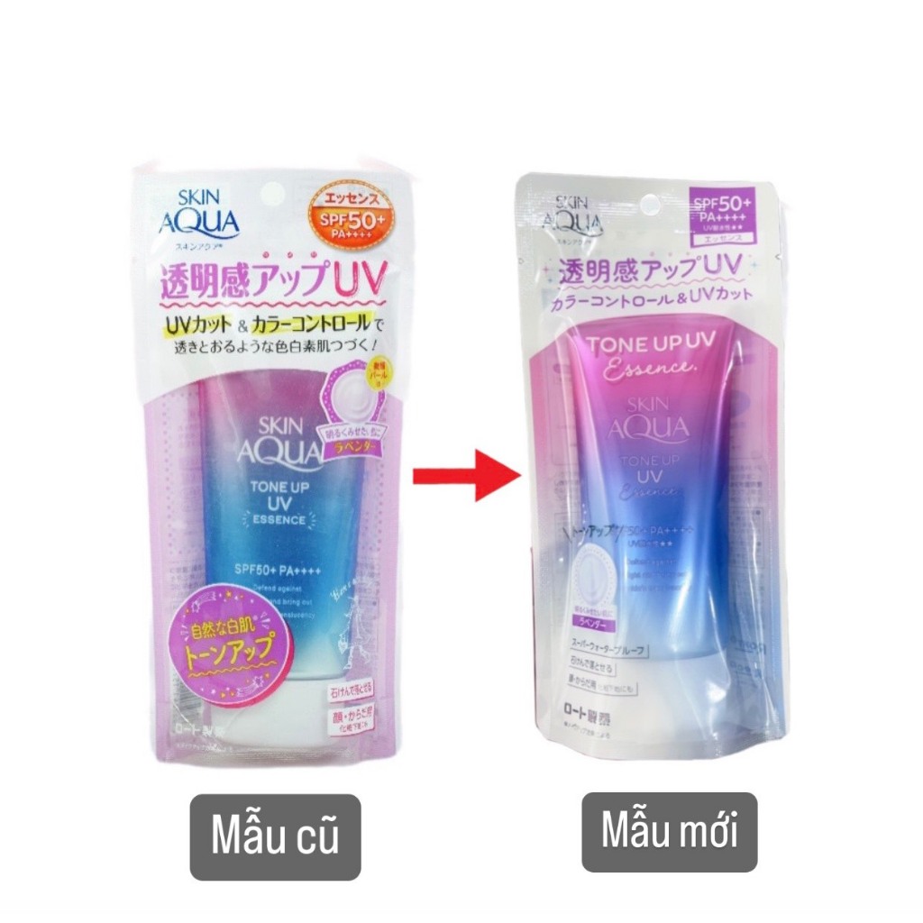 Kem chống nắng nâng tông da Skin Aqua UV Tone up SPF50/PA++++ nội địa Nhật