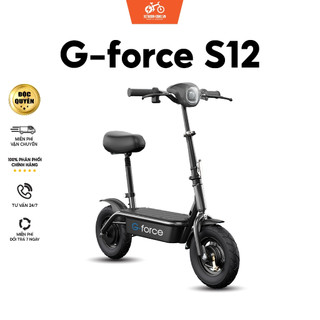 Xe scooter điện g-force s12, xe điện gấp gọn động cơ 350w dung lượng ắc quy 11.9ah - bảo hành chính hãng 12 tháng