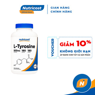 Nutricost L-Tyrosine Hỗ Trợ Luyện Tập Và Phát Triển Cơ