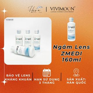 Nước ngâm chống khô mắt làm sạch kính áp tròng ZMEDI hiệu VIVIMOON dung tích 160ml - Hiva Lens Đà Nẵng 08